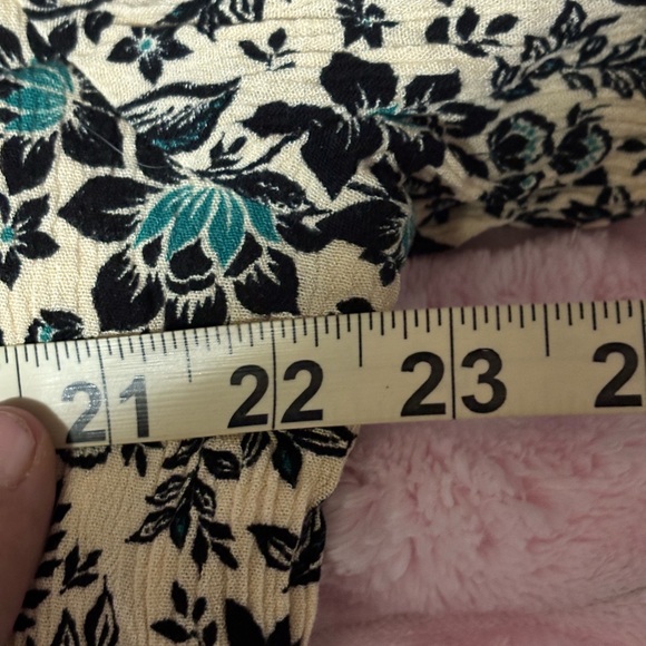 Torrid Floral Lace-Up Skater Dress - Black and Cream size 2 - Picture 15 of 16